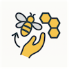 Icon representing bee removal service